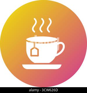 Tea Vector Icon Design Illustration Stock Vector