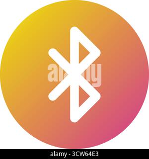 Bluetooth Vector Icon Design Illustration Stock Vector