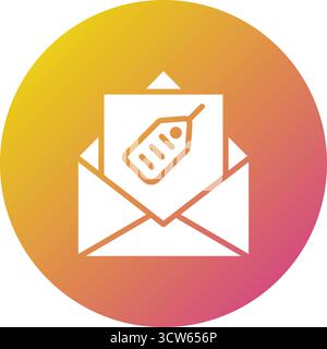 Tagged Vector Icon Design Illustration Stock Vector