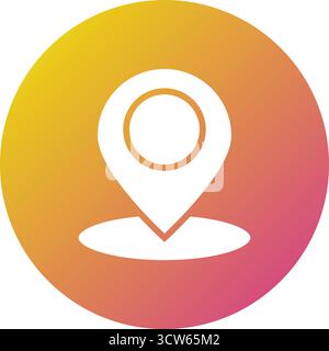 Gps Vector Icon Design Illustration Stock Vector