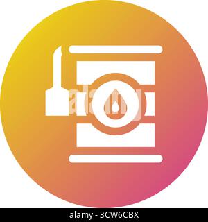 Fuel Price Discount Vector Icon Design Illustration Stock Vector