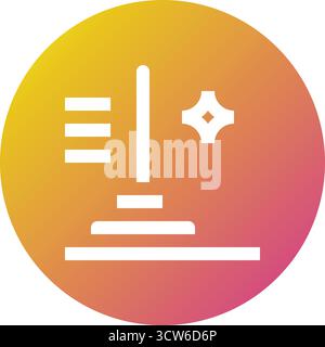 Mop Vector Icon Design Illustration Stock Vector