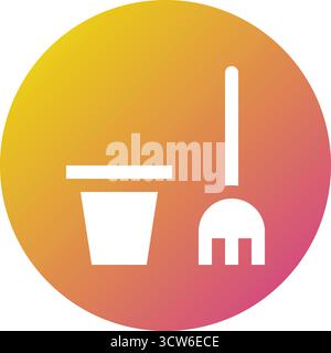 Mop Vector Icon Design Illustration Stock Vector