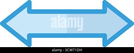 Horizental Vector Icon Design Illustration Stock Vector