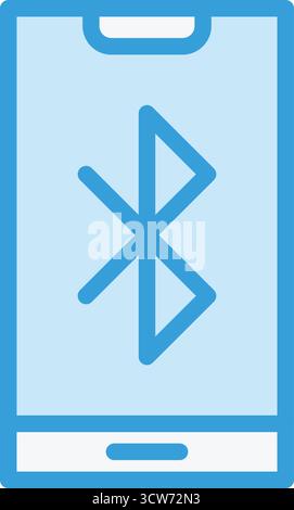 Bluetooth Vector Icon Design Illustration Stock Vector