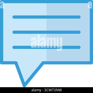 Comment Vector Icon Design Illustration Stock Vector