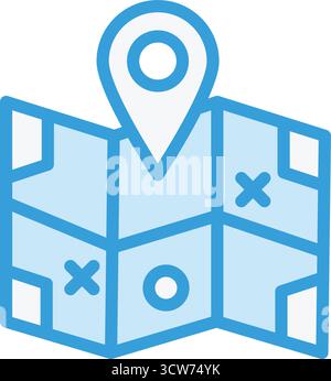 Google Maps icon vector, filled flat sign, solid pictogram isolated on ...