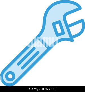 Wrench Vector Icon Design Illustration Stock Vector
