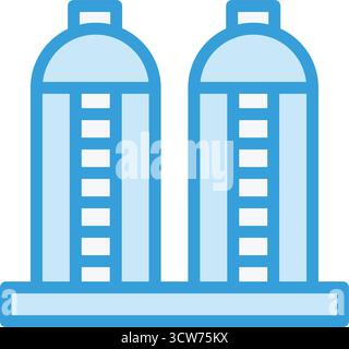 Silo Vector Icon Design Illustration Stock Vector