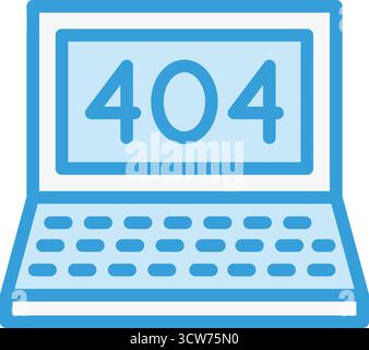 404 error Vector Icon Design Illustration Stock Vector