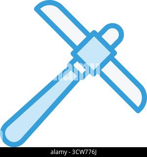 Pickaxe Vector Icon Design Illustration Stock Vector