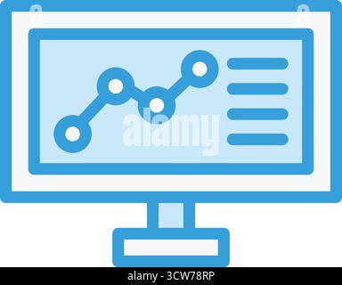 Analysis Vector Icon Design Illustration Stock Vector