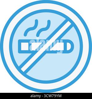 No smoking Vector Icon Design Illustration Stock Vector