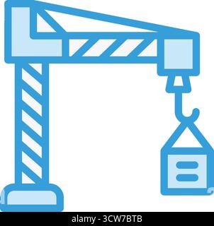 Construction Vector Icon Design Illustration Stock Vector