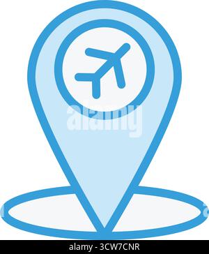 Airport and transportation icons - vector icon set Stock Vector Image ...