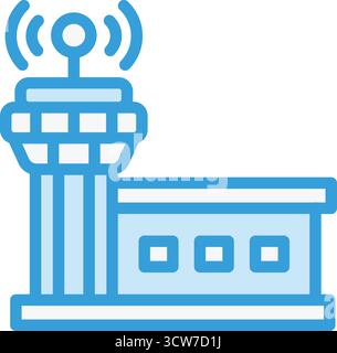 control tower vector icon modern simple vector illustration Stock ...