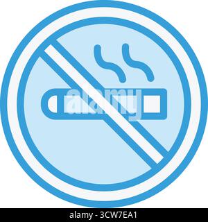 No smoking Vector Icon Design Illustration Stock Vector