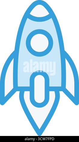 Launch Vector Icon Design Illustration Stock Vector