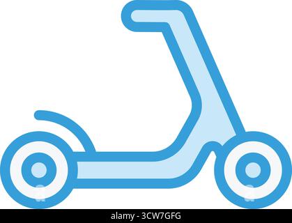 Scooter Vector Icon Design Illustration Stock Vector