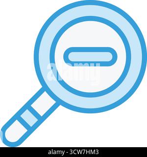 Zoom out Vector Icon Design Illustration Stock Vector