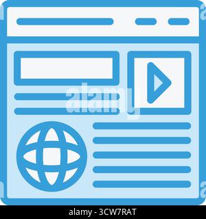 Content marketing Vector Icon Design Illustration Stock Vector