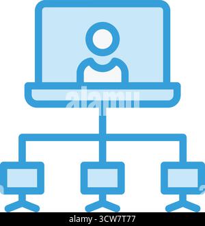 Client server Vector Icon Design Illustration Stock Vector
