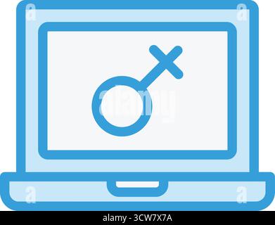 Female Vector Icon Design Illustration Stock Vector