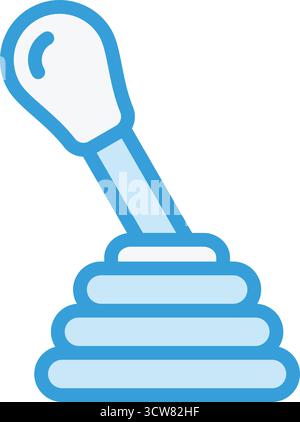 gear shift vector icon isolated on transparent background, gear shift ...