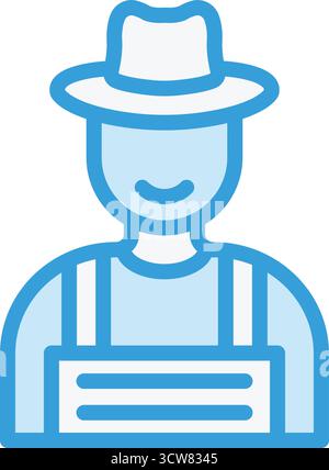 Farmer Icon Illustration design Stock Vector Image & Art - Alamy