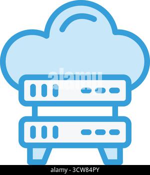 Server Storage Vector Icon Design Illustration Stock Vector