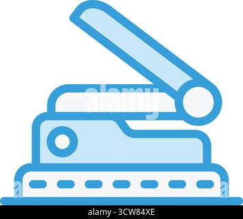 Hole Puncher Vector Icon Design Illustration Stock Vector