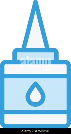 Liquid Glue Vector Icon Design Illustration Stock Vector