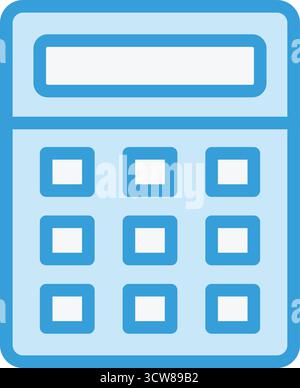 Calculator Vector Icon Design Illustration Stock Vector