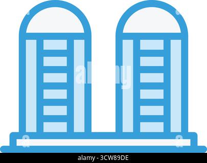 Silo Vector Icon Design Illustration Stock Vector