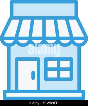 Store Vector Icon Design Illustration Stock Vector