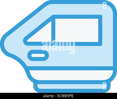 Car door Vector Icon Design Illustration Stock Vector