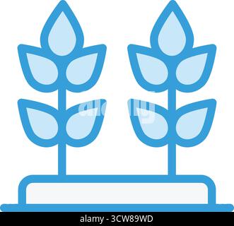 Plant Vector Icon Design Illustration Stock Vector