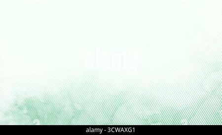 Light green diagonal lines on white, fade to white. Abstract striped background in 4k resolution. For poster, web banner, template, brochure etc. Stock Photo
