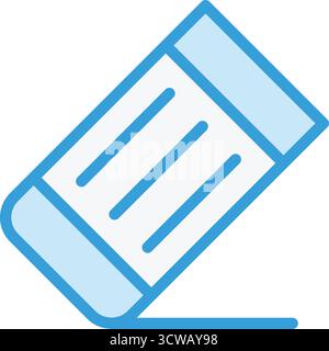 Eraser Vector Icon Design Illustration Stock Vector