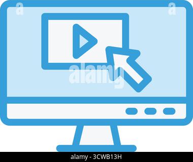 Clickstream Vector Icon Design Illustration Stock Vector