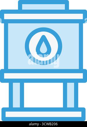 water tank icon vector design template in white background Stock Vector ...