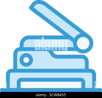 Puncher Vector Icon Design Illustration Stock Vector