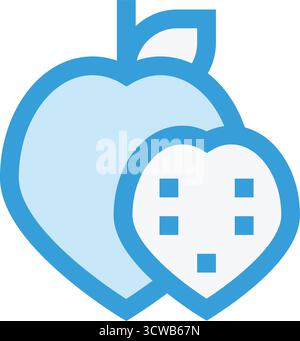 Custard apple Vector Icon Design Illustration Stock Vector