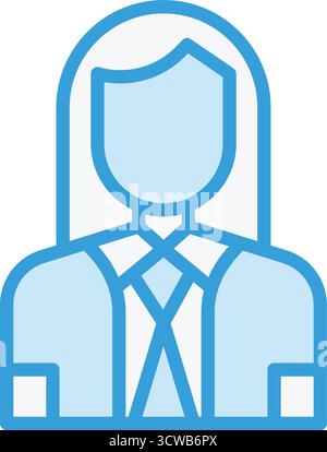 Company Secertary Vector Icon Design Illustration Stock Vector