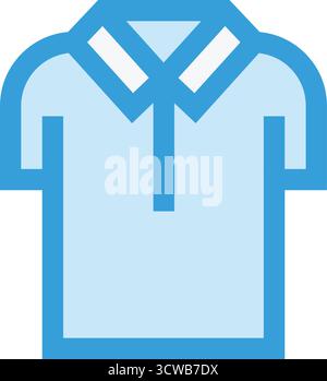 Shirt Vector Icon Design Illustration Stock Vector