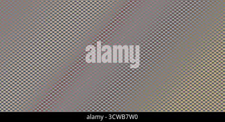 Dynamic Colorful Woven Checkered Pattern Background with Diagonal Gradient. Stock Vector