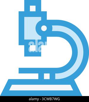 Microscope Vector Icon Design Illustration Stock Vector