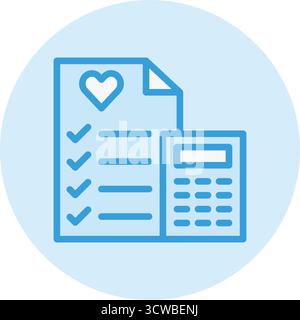 Wedding cost Vector Icon Design Illustration Stock Vector