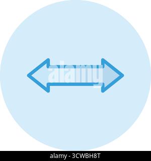 Horizental Vector Icon Design Illustration Stock Vector