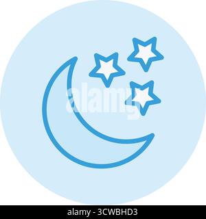 Moon Icon Set Vector Illustration Stock Vector Image & Art - Alamy